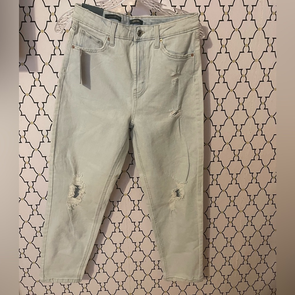 Wild Fable:  Womens 6/28 Waist Highest Rise Mom Jean Light Wash (P)